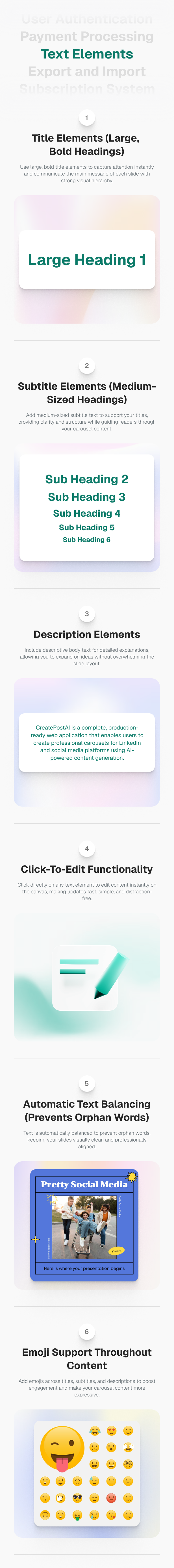 CreatePostAi - AI-Powered Carousel Generator SaaS