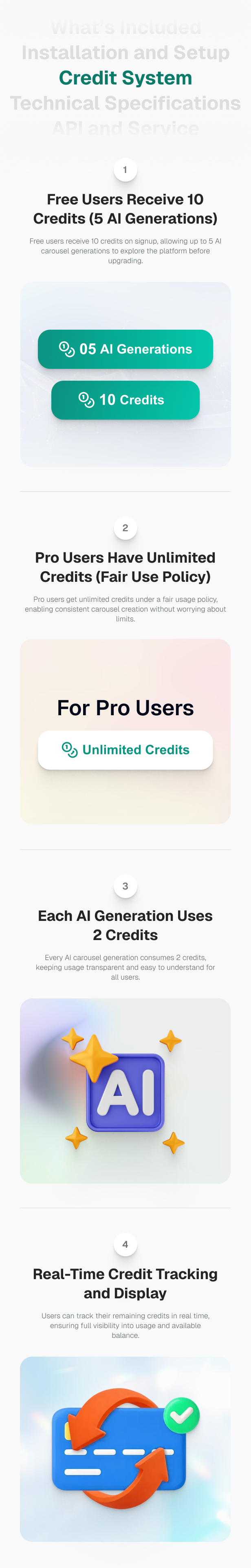 CreatePostAi - AI-Powered Carousel Generator SaaS